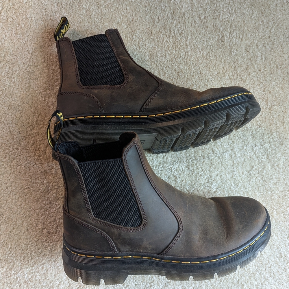 Dr. Martens Brown Leather Embury Chelsea Boots - Picture 5 of 6